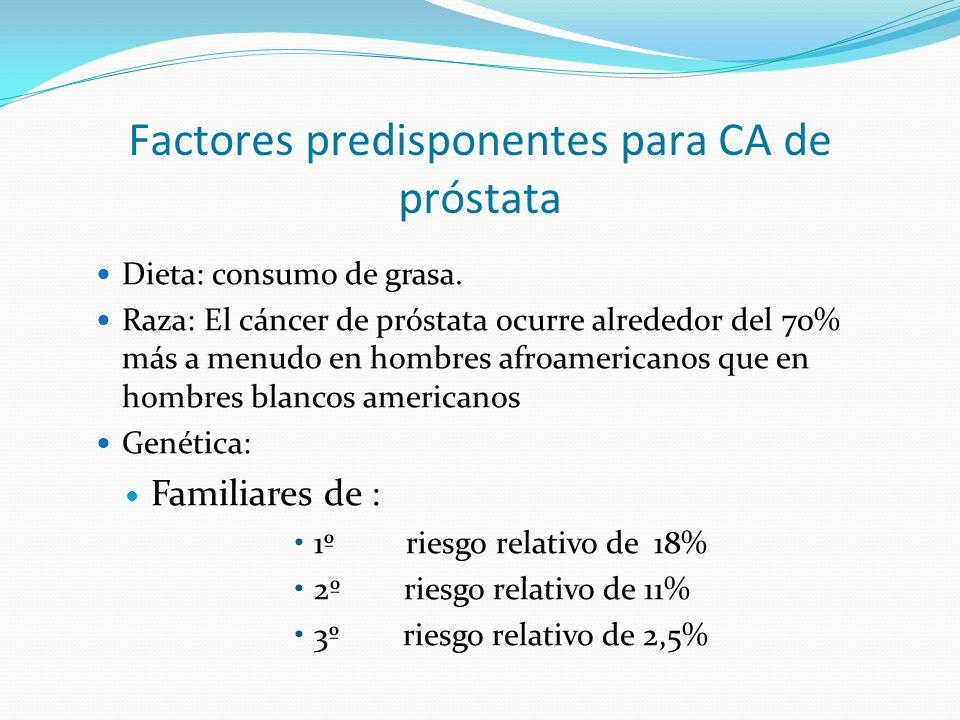 presentación de cáncer de próstata ppt